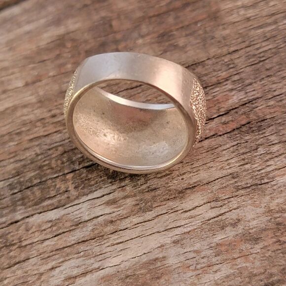 Stardust CZ Domed Sterling Silver Ring - Picture 7 of 10